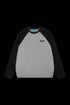 ICS Raglan Sleeve Contrast Color Long Sleeve T-shirt